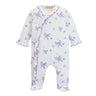 Lavender Bows on White