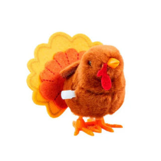 Wind-up Turkey Toy - Fanned Feathers