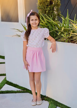 Kate Skirt Set - Pink Ornaments