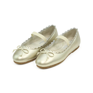Eliza Ballerina Flat - Gold