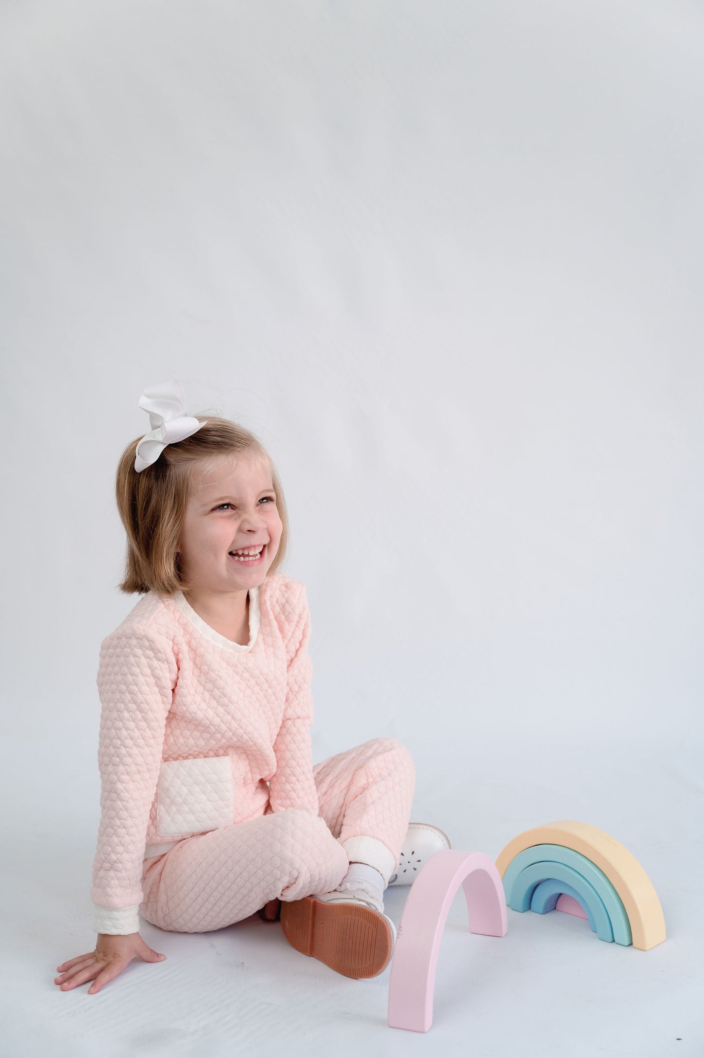 Girls Quilted Sweatsuit