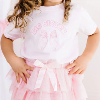 Big Sister Bow Short Sleeve T-shirt