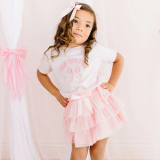 Big Sister Bow Short Sleeve T-shirt
