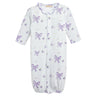 Lavender Bows on White