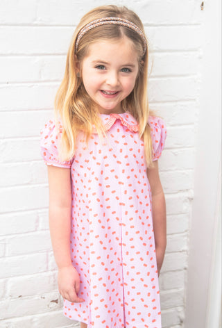 Penny Pleat Dress - Pumpkin