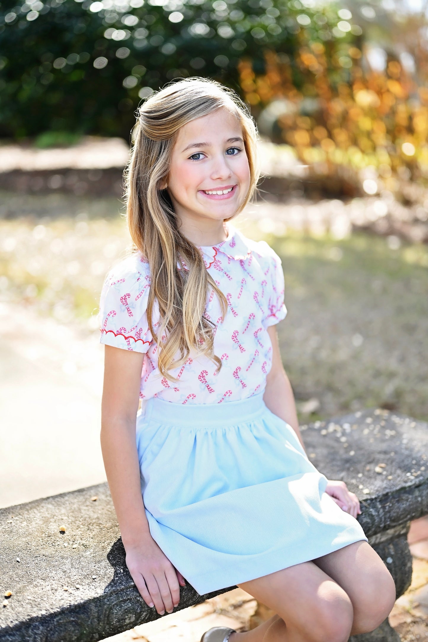 Cece Skirt Set - Candy Cane