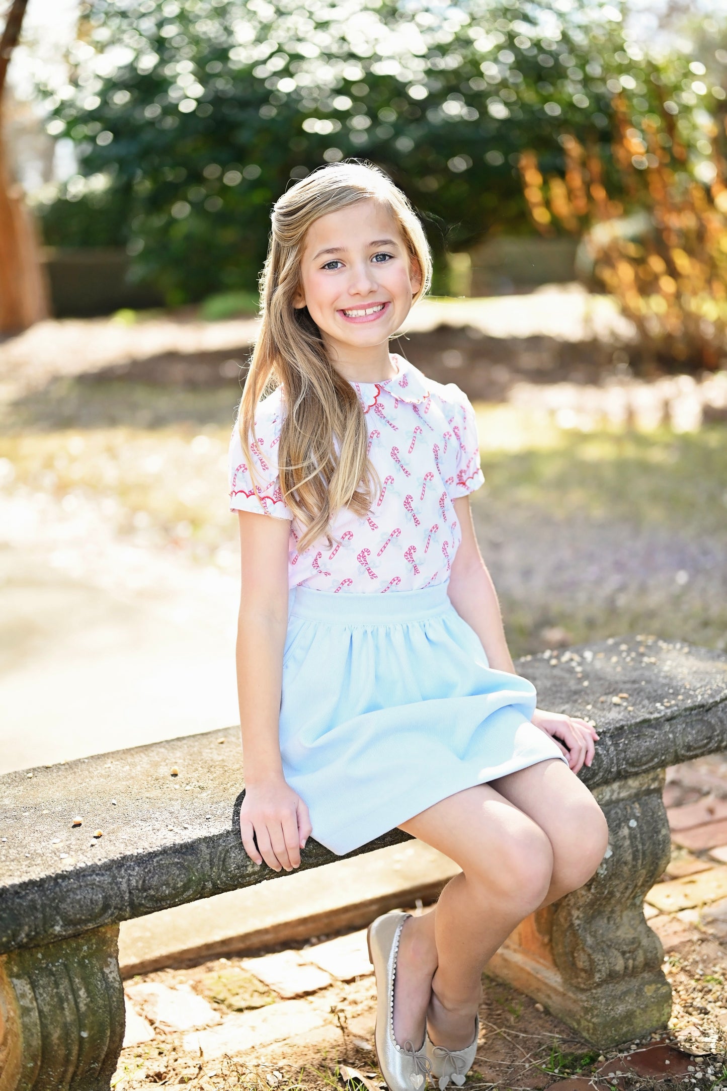Cece Skirt Set - Candy Cane
