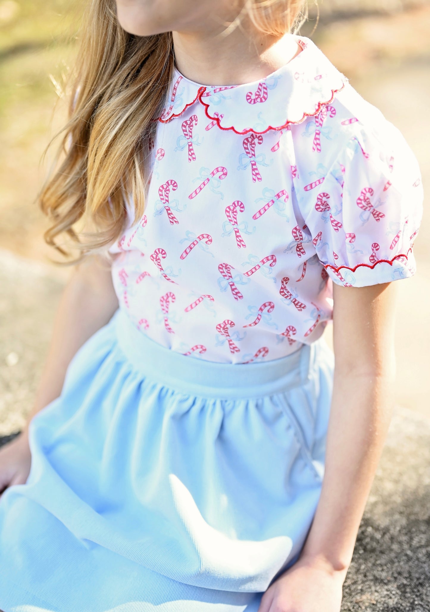 Cece Skirt Set - Candy Cane