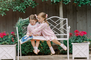 Girls Pima Knit Bloomer Set - Pink Tinsel