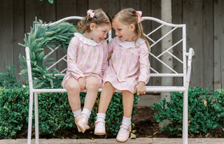 Girls Pima Knit Bloomer Set - Pink Tinsel