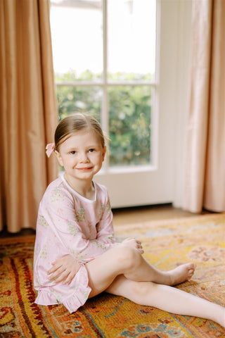 Pima Knit Play Dress - Pink Tinsel