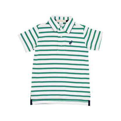 Prim & Proper Striped Polo - Short Sleeve