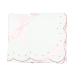 Receiving Blanket - Scallop Dot