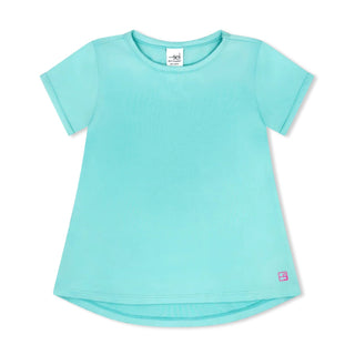 Bridget Basic Tee - Totally Turquoise