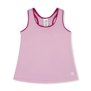 Riley Tank - Cotton Candy Pink with Power Pink