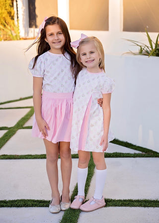 Rosie Dress - Pink Ornaments