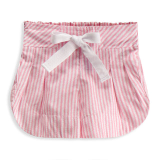 Whitley Short - Pink Bubble Stripe - FINAL SALE