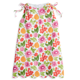 Scalloped Cooper Shift Dress - FINAL SALE
