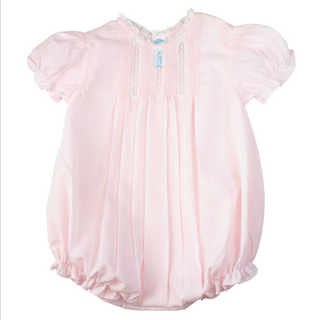 Pintucks & Lace Bubble - Pink