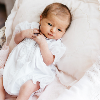 Smocked Scalloped Bubble