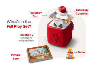 Toniebox 2 Winnie the Pooh Play Set - Cloud Pink