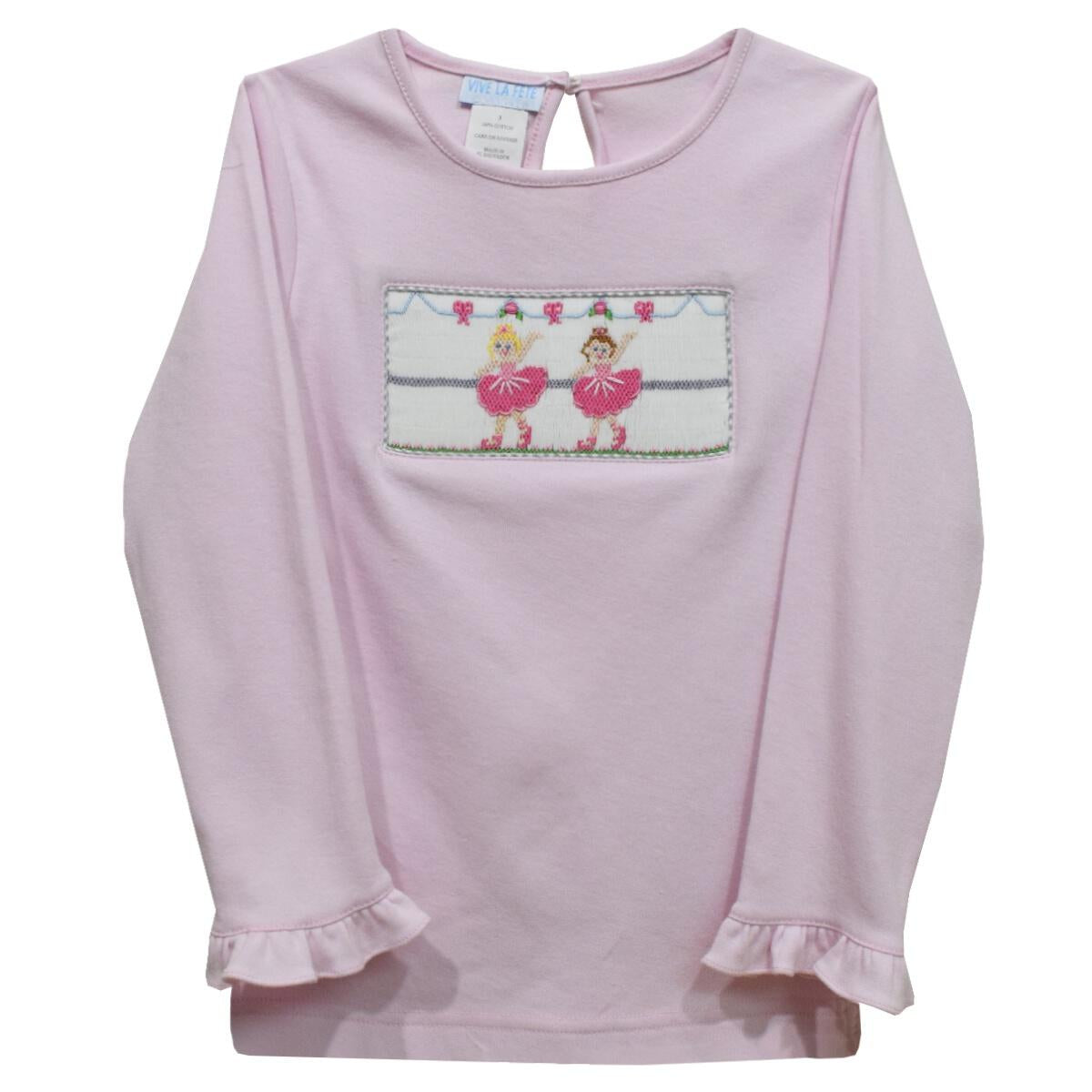 Smocked Ballerina Tee Shirt