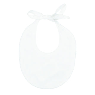 Pima Knit Bib with Picot Trim