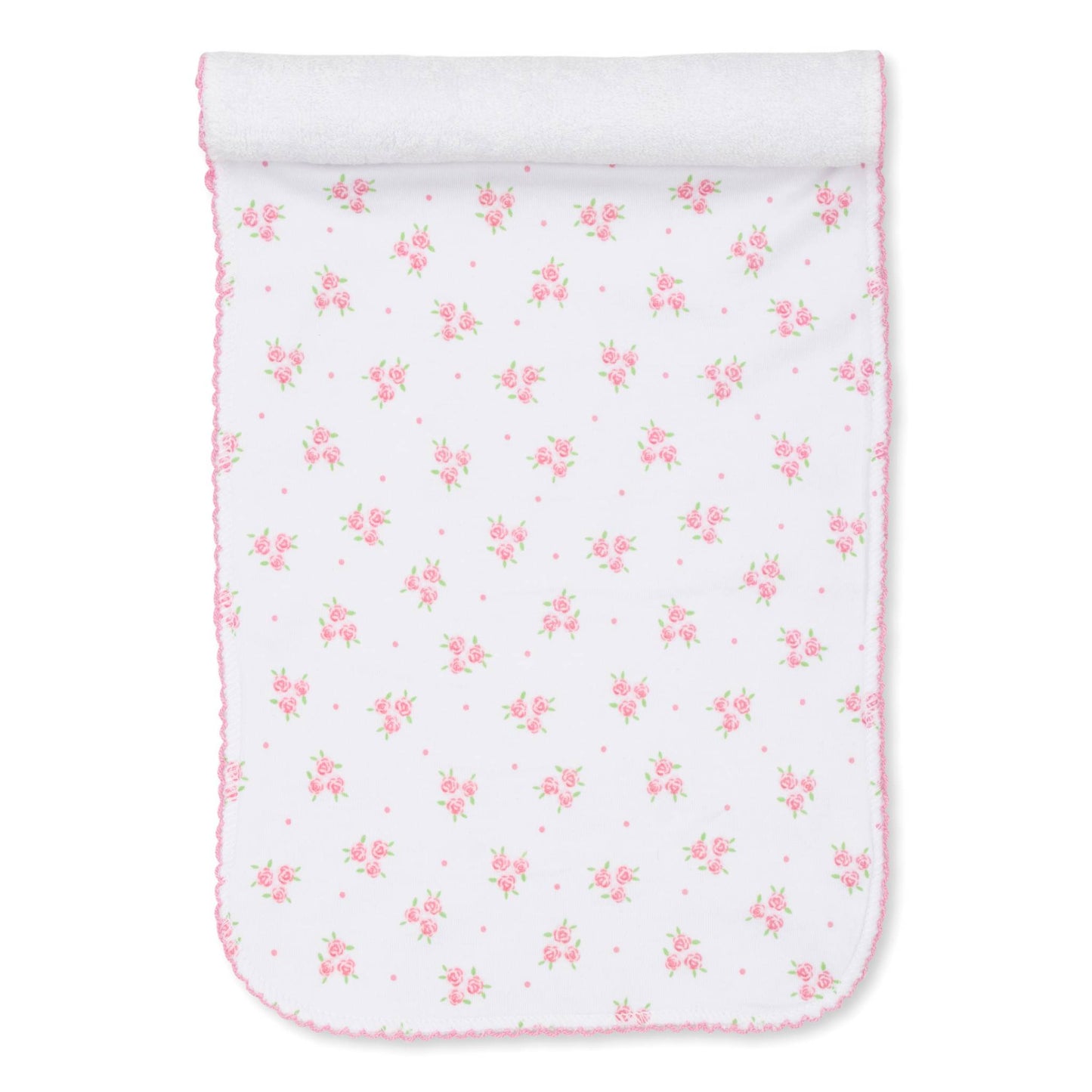 Rosy Tea Time Burp Cloth