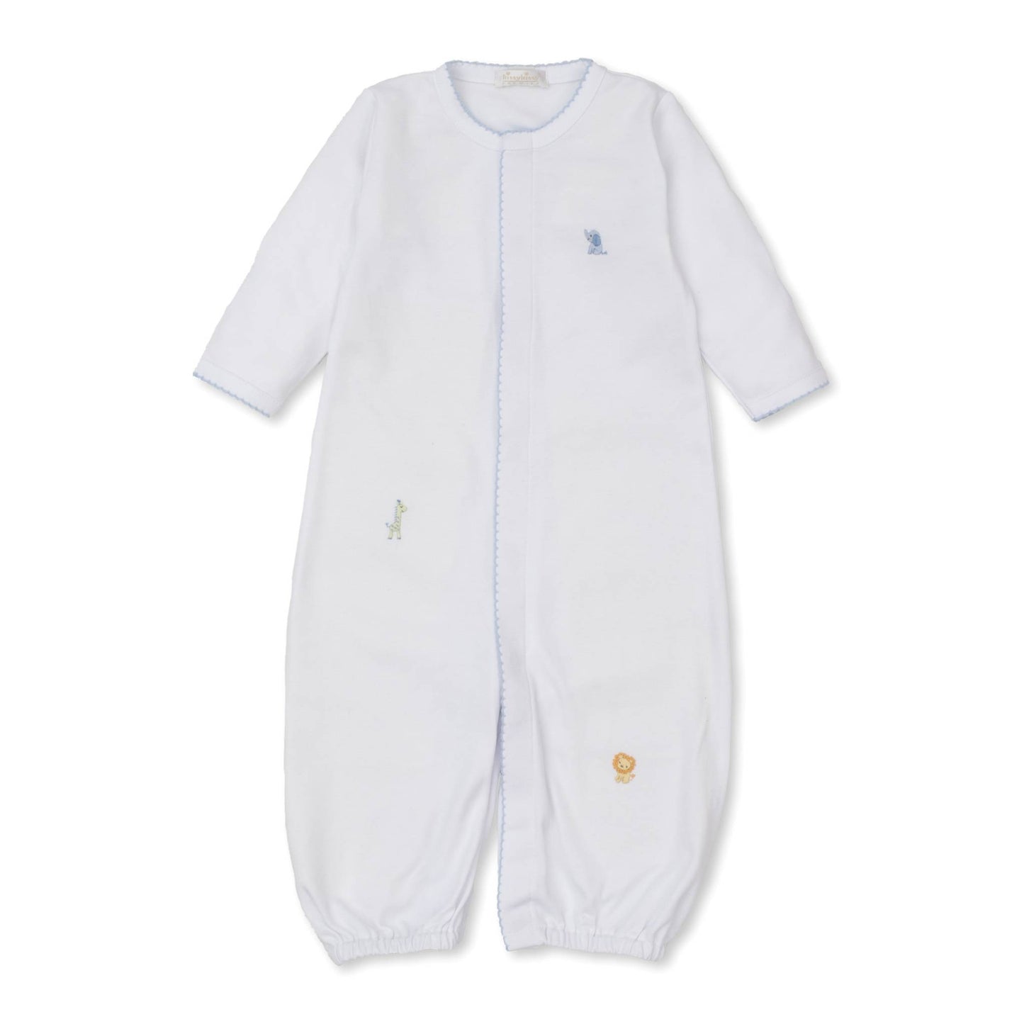 Safari Convertible Gown with Hand Embroidery