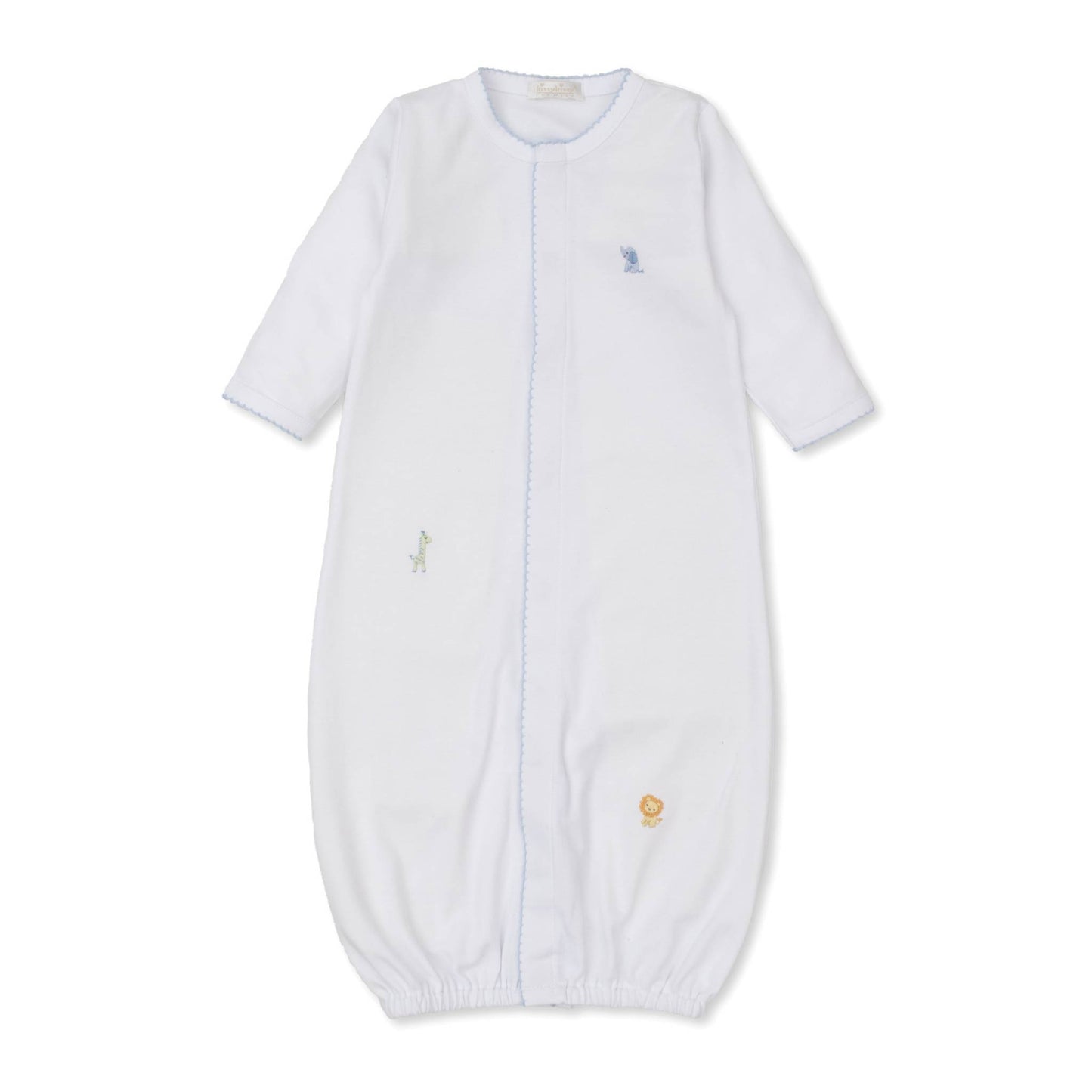 Safari Convertible Gown with Hand Embroidery