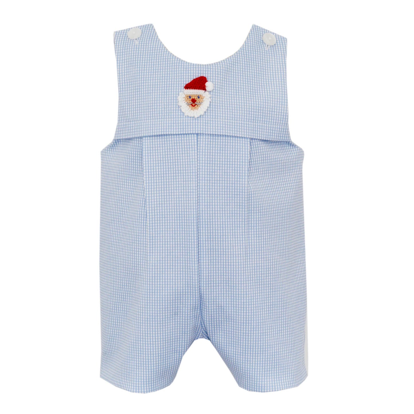 Crochet Santa Face Knit Shortall - 25% OFF