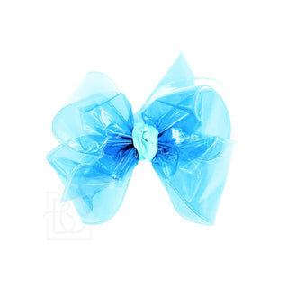 Waterproof Hair Bow - Aqua