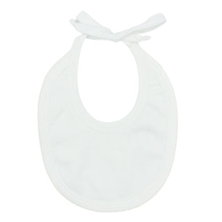 Pima Knit Bib with Picot Trim