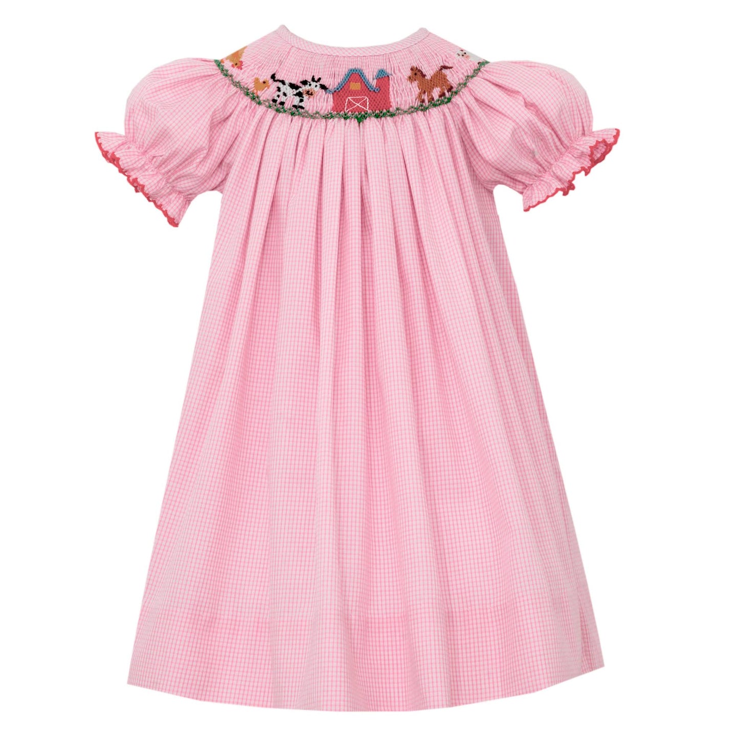 Farm Smocked Bishop Dress