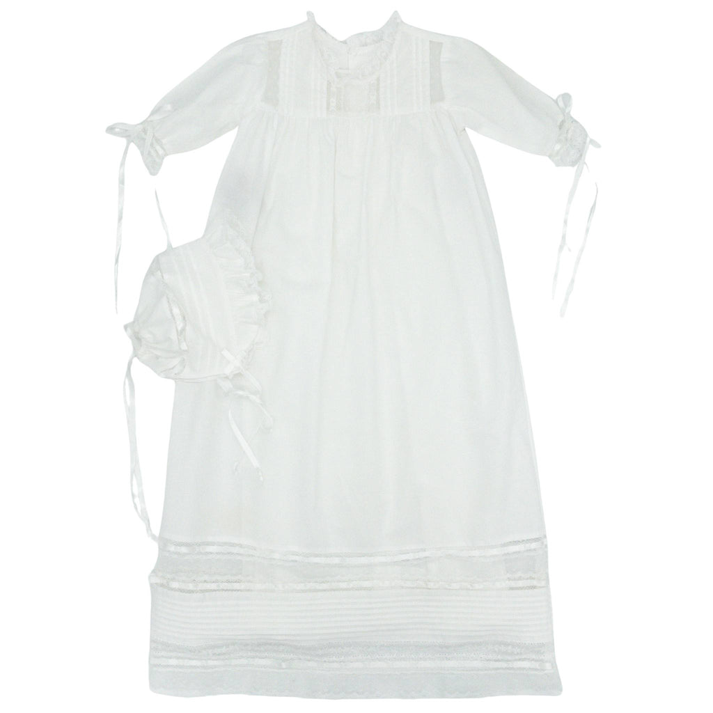 Reilly Christening Gown- Ecru main image 1