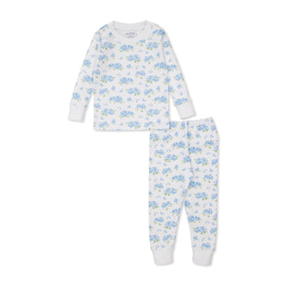 Girls Printed Pajama Set - Heavenly Hydrangeas