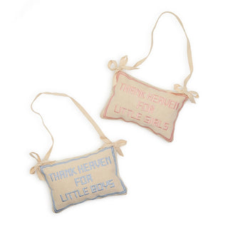 "Thank Heaven..." Pillow Door Hanger