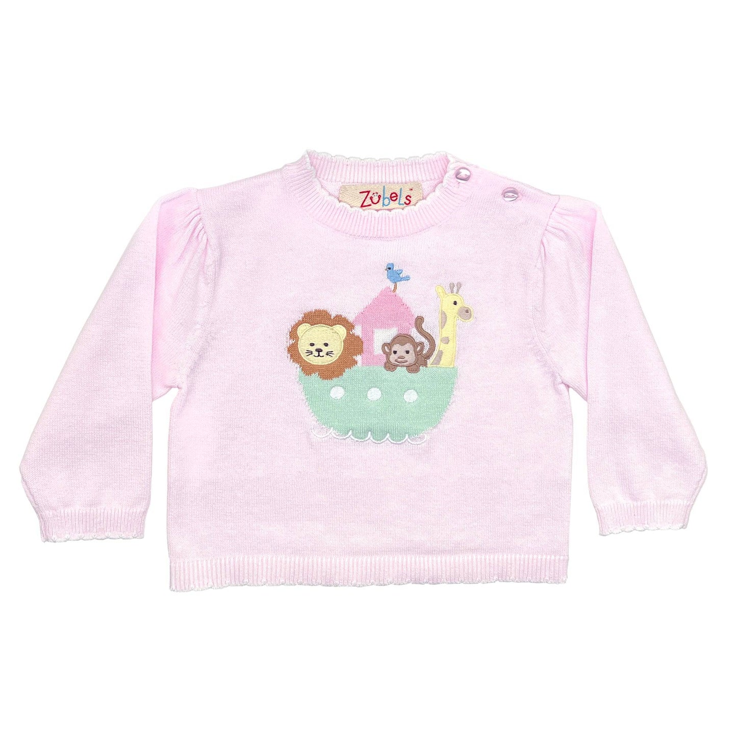 Girls Noah's Ark Pull-over Sweater