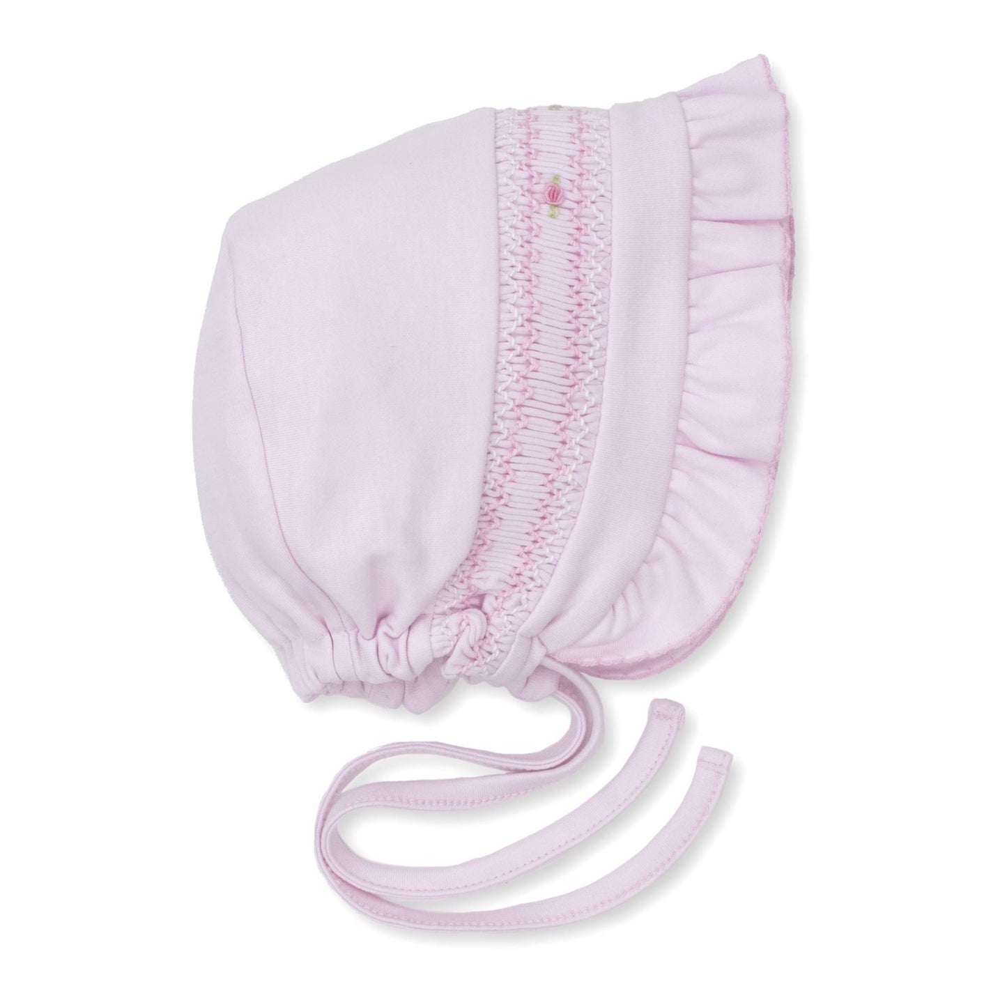 Fall Bishop Bonnet with Hand Smocking