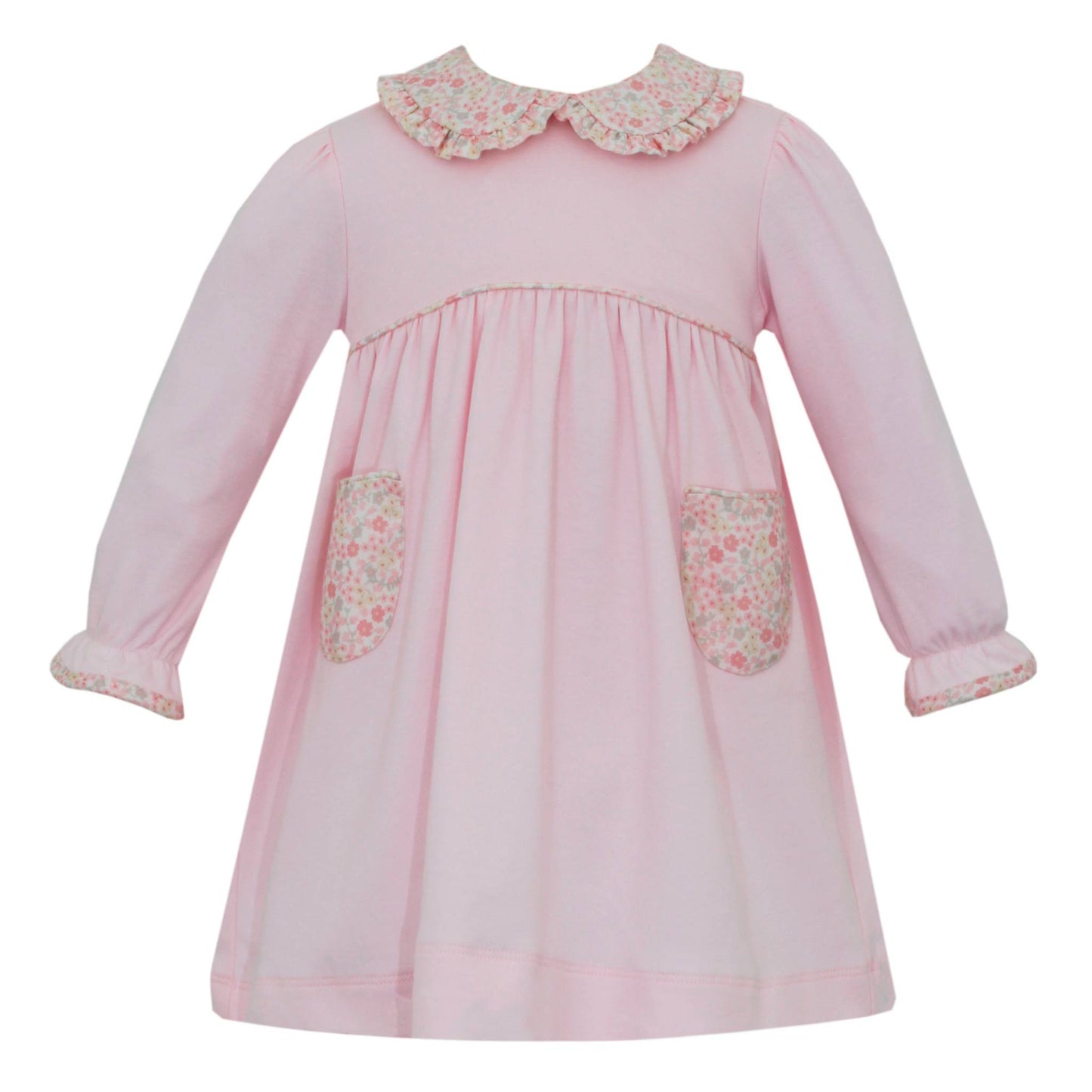 Liberty Floral & Pink Knit Dress
