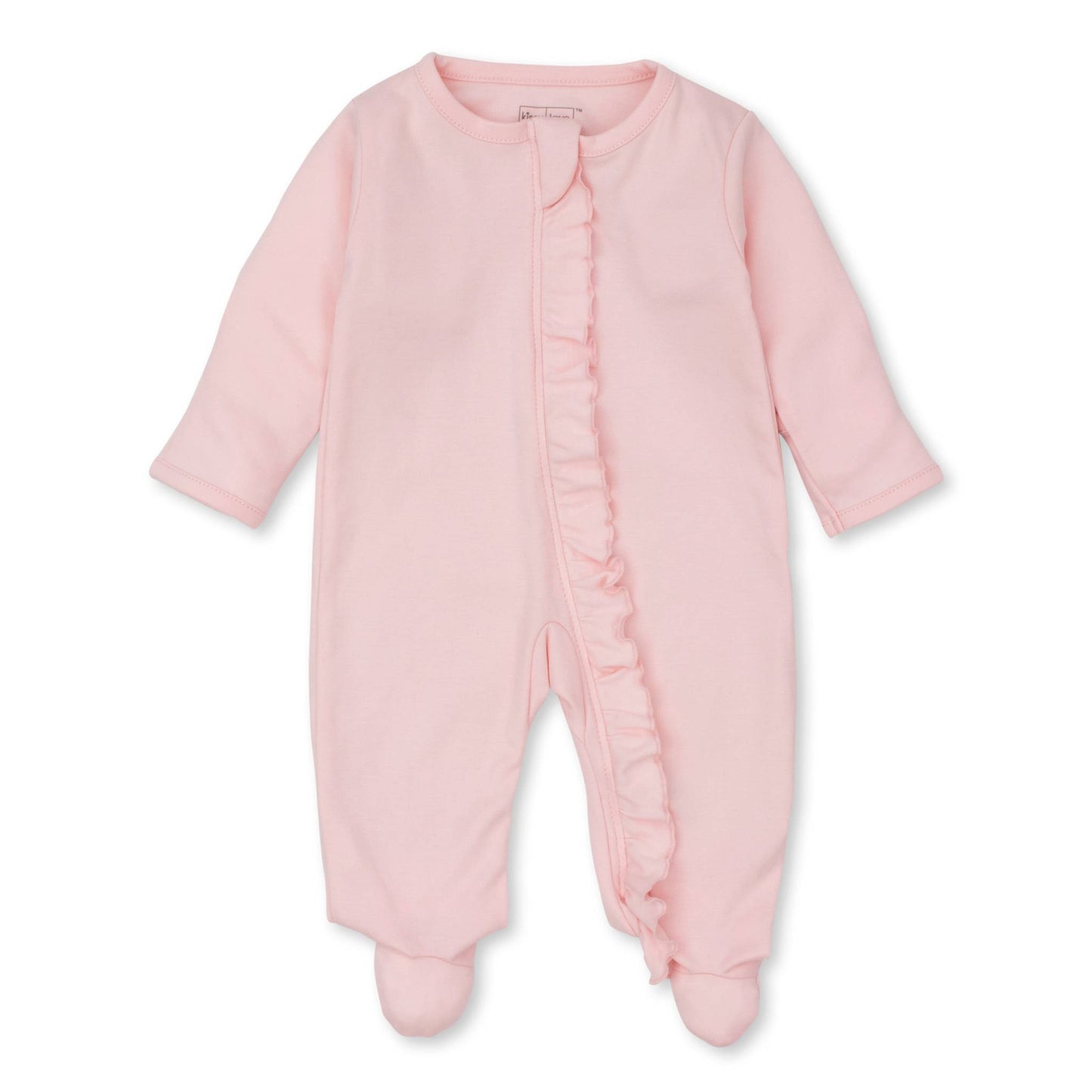 Girls Breezy Clouds Footie with Zipper