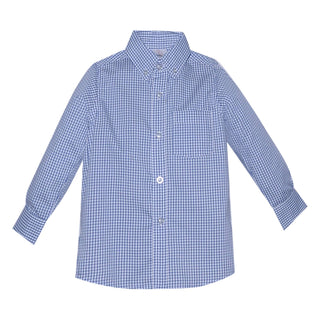 Arthur Brother Button Down Shirt - Blue Windowpane - FINAL SALE