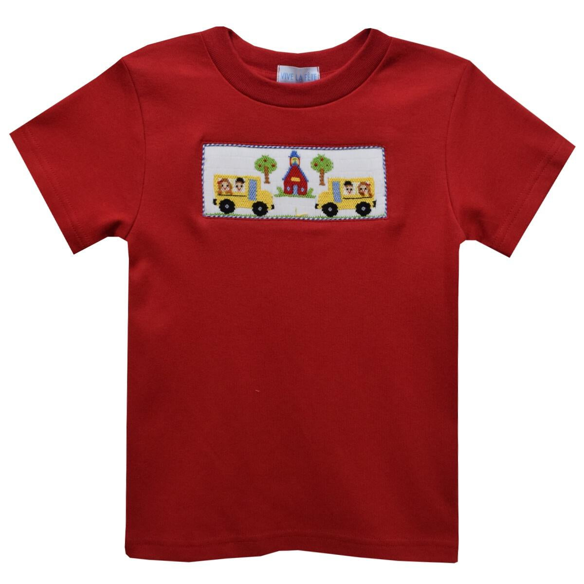 Smocked Back to School Tee Shirt - 25% OFF