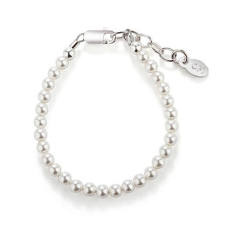 Serenity 2 Sterling Silver and Dainty Pearl Bracelet