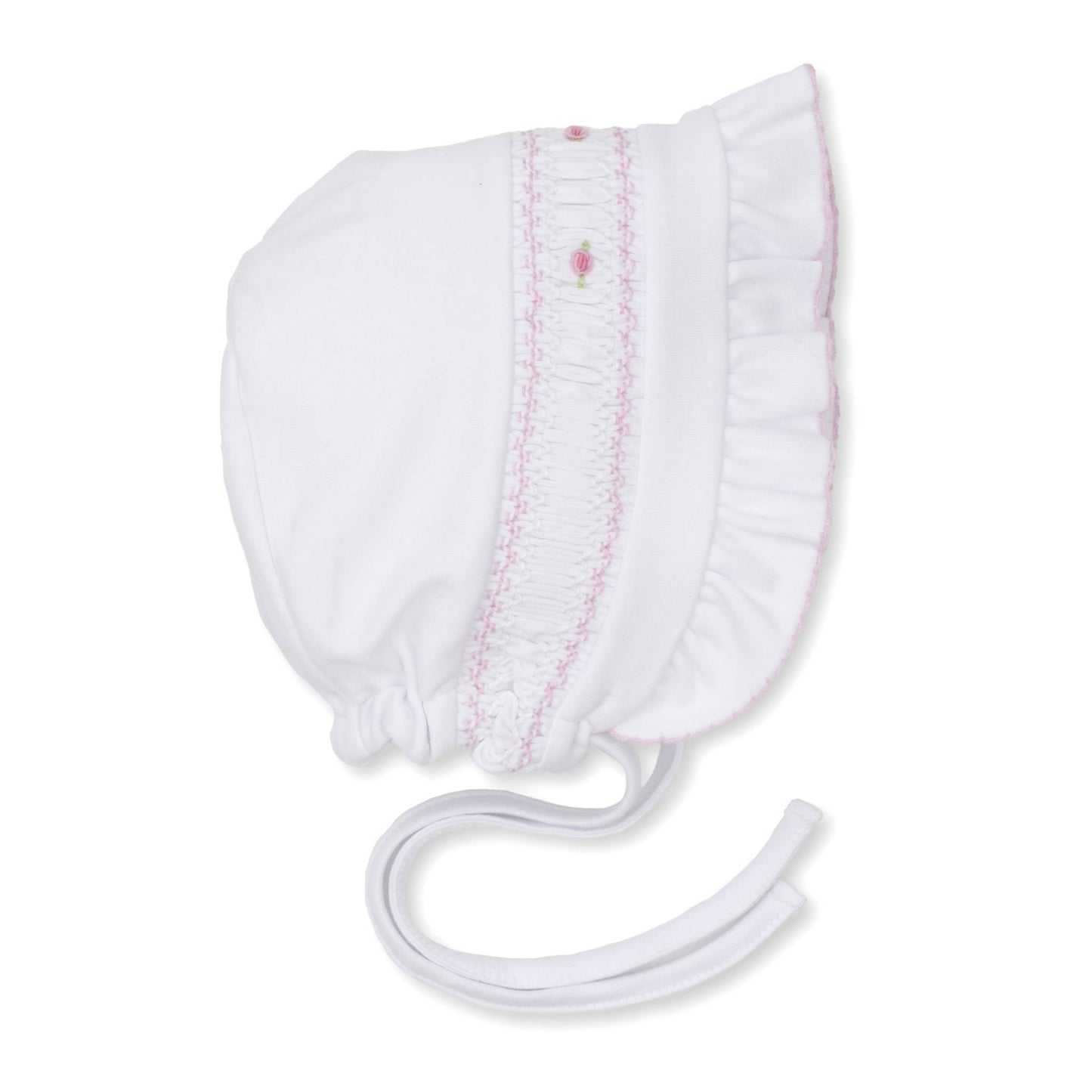 Fall Bishop Bonnet with Hand Smocking