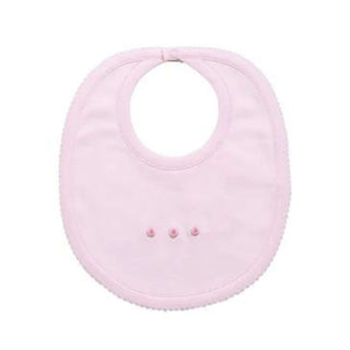 Proper Pima Bib - Pink with Rosebuds