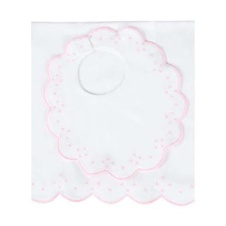 Scalloped Bib and Burp Set
