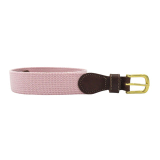 Solid Cotton Web Belt - Pink - FINAL SALE
