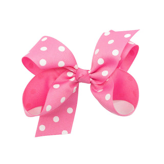 Polka Dot Hair Bow