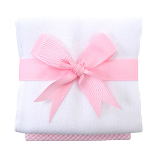 Fabric Trimmed Burp Cloth